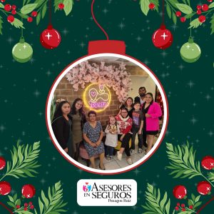 Equipo de Asesores En Seguros Penagos Ruiz en celebración de fin de año
